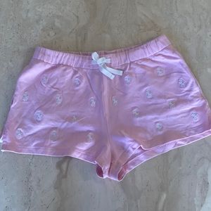 Girls pink shorts